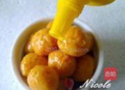 椰香蜜汁薯球的做法图解8