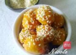 椰香蜜汁薯球的做法图解9