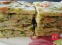 苦瓜杂锦饼的做法图解4