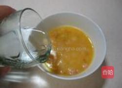 海苔火腿蒸蛋羹的做法图解1