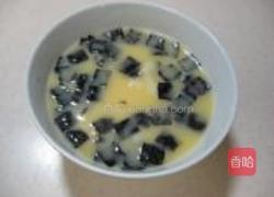 海苔火腿蒸蛋羹的做法图解2