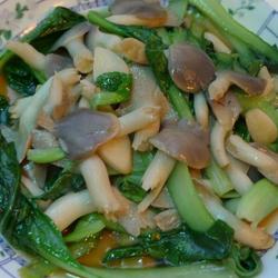 青菜炒蘑菇的做法[图]