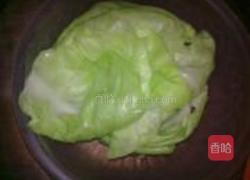 圆白菜香菇肉卷的做法图解5