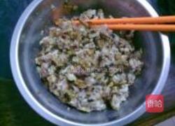 圆白菜香菇肉卷的做法图解3