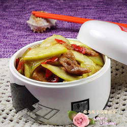 西葫芦炒肉片的做法[图]