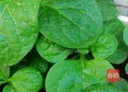 木耳菜煎饼的做法图解1