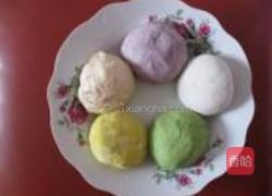 彩虹包子的做法图解2