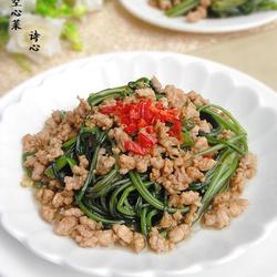 肉末空心菜的做法[图]