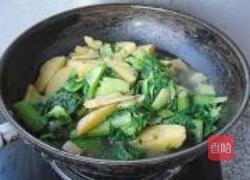 小白菜炖土豆的做法图解9