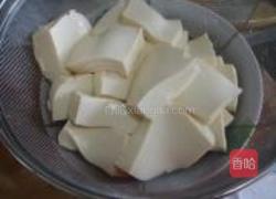 葱蒜滑豆腐的做法图解3