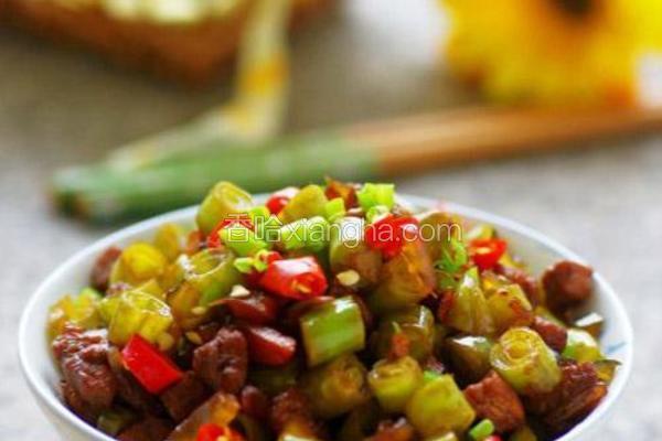 五柳菜肉末四季豆