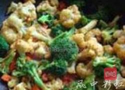 咖喱双花的做法图解8