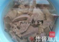 蒜苗炒猪肝的做法图解3
