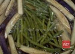 茄子炒豆角的做法图解4