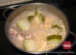 粉葛冬瓜眉豆汤的做法图解5
