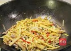 鲜笋炒豆腐干的做法图解10
