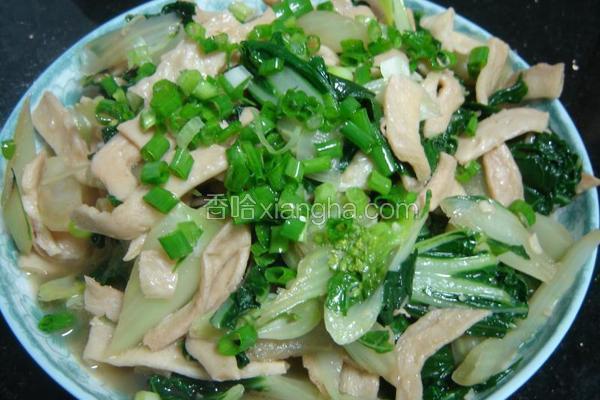 白菜煮干豆片