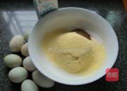 可可鸡蛋饼的做法图解1