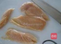 青椒鸡肉片的做法图解2