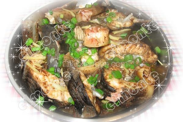 豉汁蒸鲟