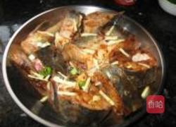 豉汁蒸鲟的做法图解4