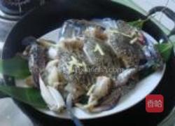 梭子蟹蒸粉丝的做法图解7