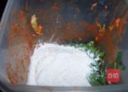 辣包菜饼的做法图解3