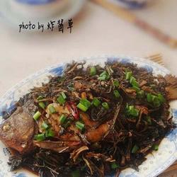 野菜干炖鲫鱼的做法[图]