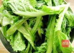 小白菜大杂烩的做法图解1