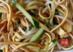 银芽拌豆皮的做法图解8