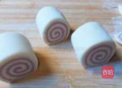 双色紫薯馒头卷的做法图解7