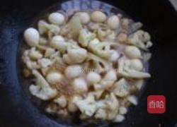 菜花烧鹌鹑蛋的做法图解7