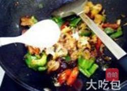 干锅五花肉菜花的做法图解8