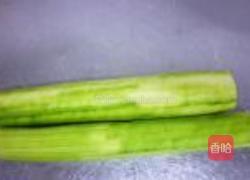 丝瓜文蛤饼的做法图解2