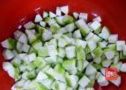 丝瓜文蛤饼的做法图解3