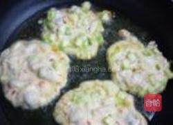 丝瓜文蛤饼的做法图解8