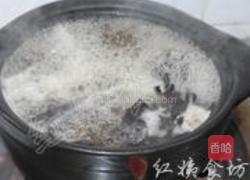 灵芝莲子百合粥的做法图解4