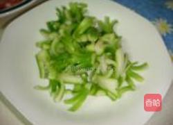 芥蓝花虾球的做法图解3