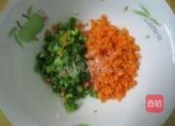 青椒胡萝卜煎饼的做法图解2