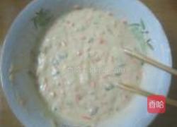 青椒胡萝卜煎饼的做法图解5