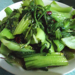 炝炒盖菜的做法[图]