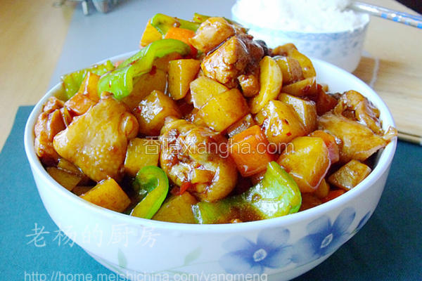 蒜香辣鸡块