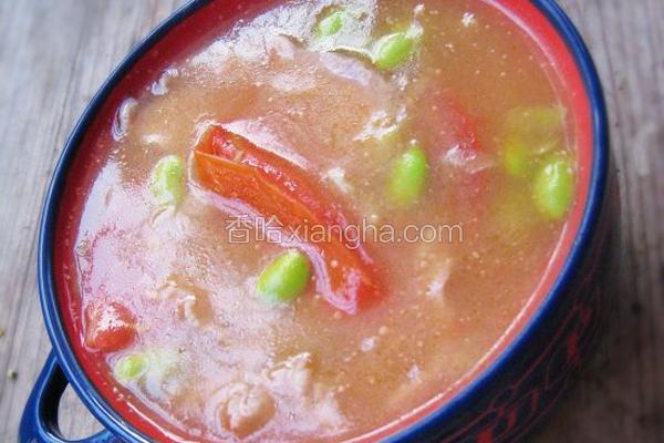 番茄肉片汤