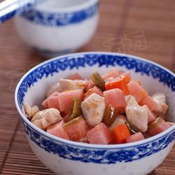 泡菜炒鸡丁的做法[图]