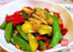 荷兰豆虾仁小炒的做法图解4