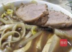 酱牛肉汤面的做法图解6