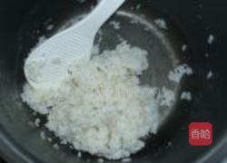 西洋菜肉末炒饭的做法图解1