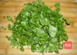 西洋菜肉末炒饭的做法图解3