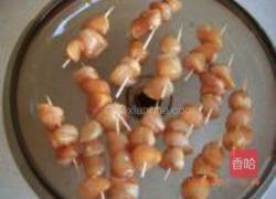 烤扇贝串的做法图解3