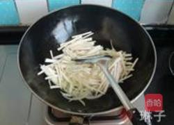 蚝油三丝杏鲍菇的做法图解4